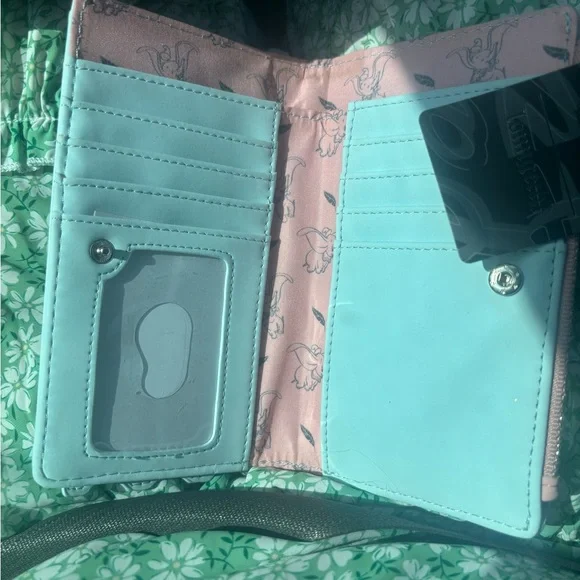 Disney Loungefly Mint and Pink Wallet - Picture 2 of 3